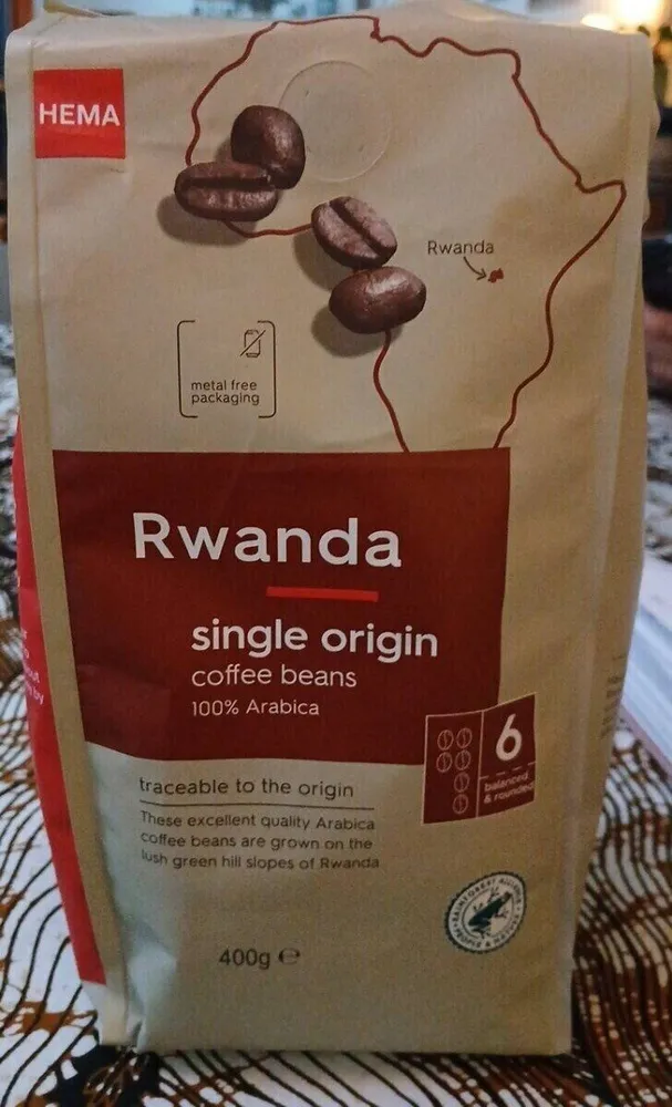 Rwanda single origine Coffee beans