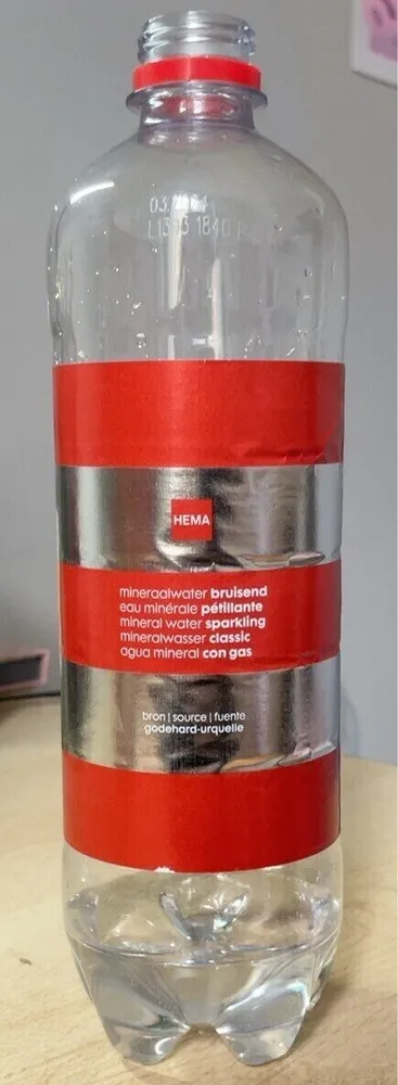 Eau minéral petillante