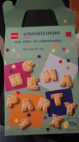 Uitdeelzakjes met letter- en cijferkoekjes