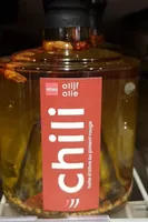 Huile olive piment