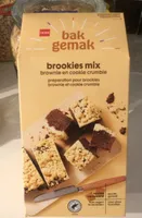 Brookies mix brownie en cookie crumble