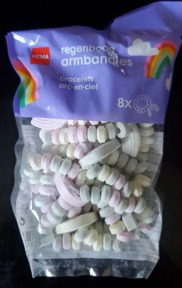 Regenboog armbandjes