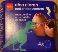 Oeufs de dino aux confettis de choco