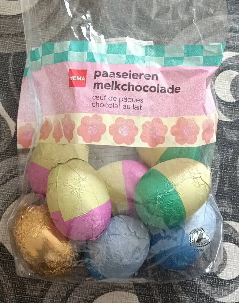 Oeuf de pâques au chocolat au lait