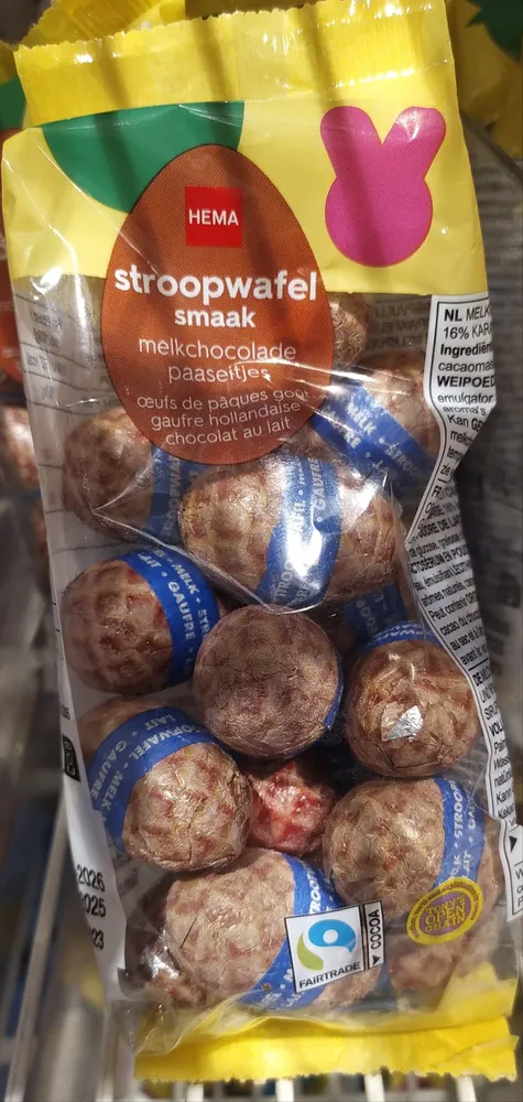 Œufs de pâques goût gaufre hollandaise