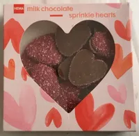 HEMA muskethartjes chocolats en cœur