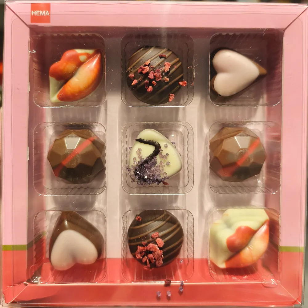 Assortiment de chocolats fourrés