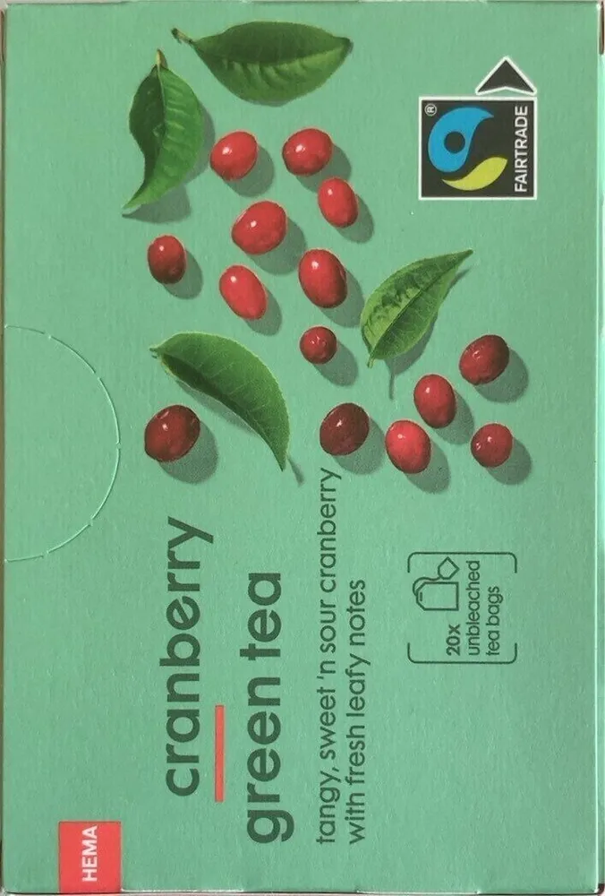 Cranberry green tea