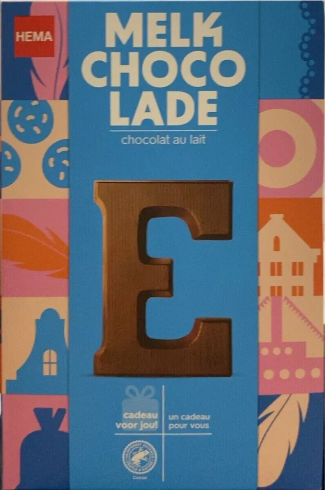 Lettre chocolat au lait