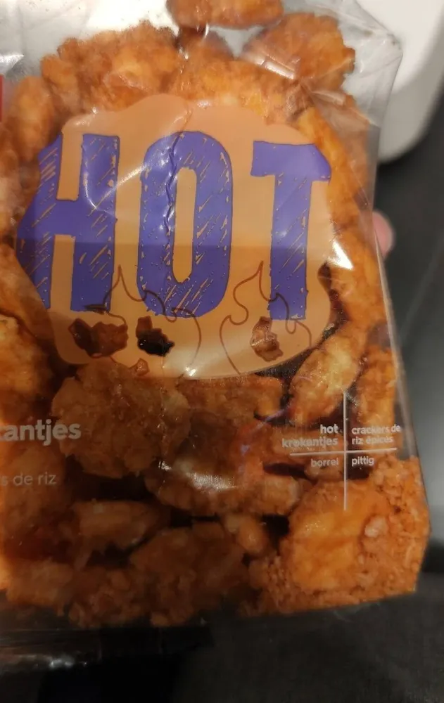 Cracker riz épicés
