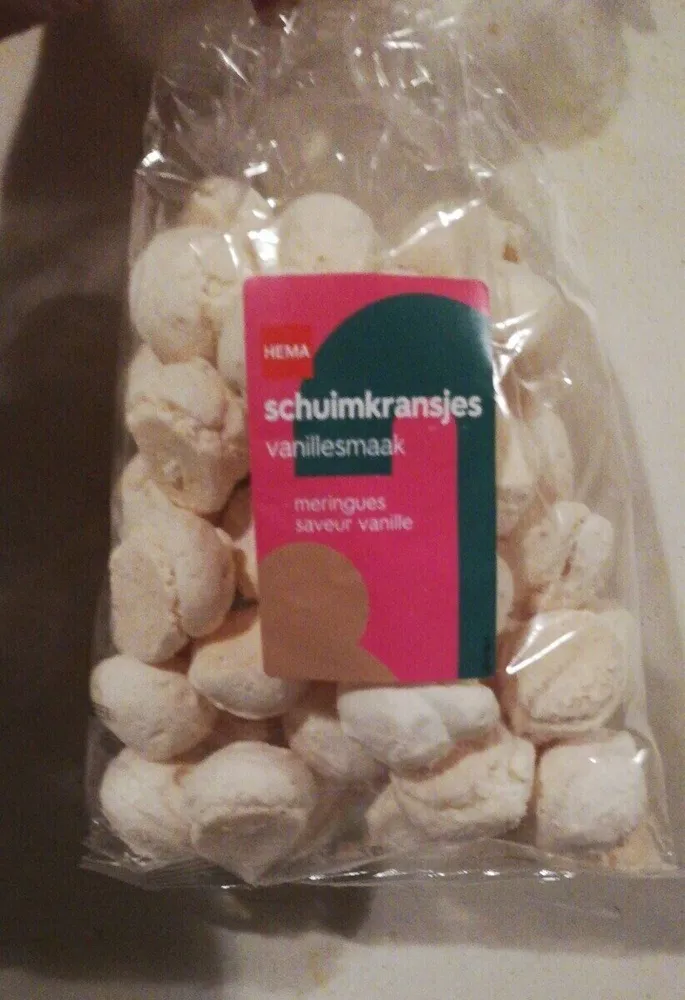 Meringues saveur vanille