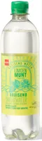 Eau pétillante saveur citron vert-menthe