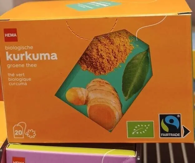 thé vert biologique curcuma