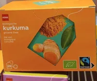 thé vert biologique curcuma