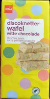 Chocolat blanc sucre pétillant et gaufre