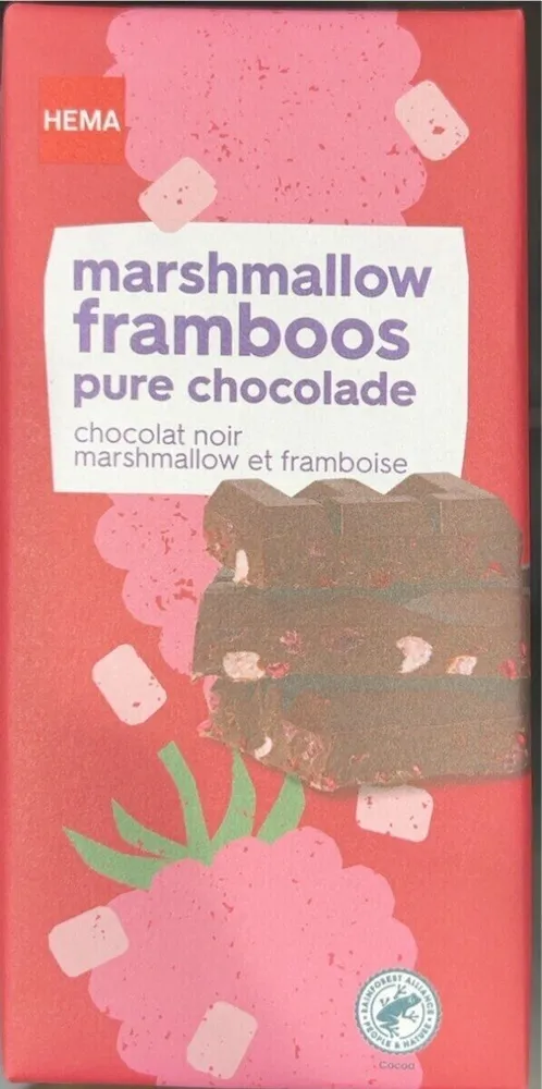 Chocolat Noir Marshmallow et Framboise