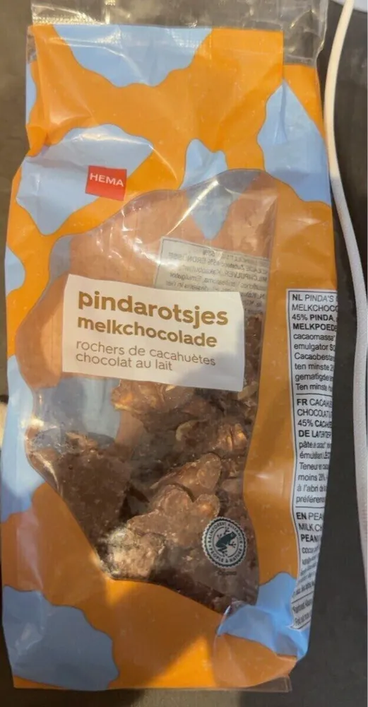 Rochers de cacahuetes chocolat aunlait