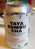 Pink elderflower kombucha