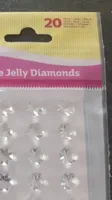 Edible jelly diamonds