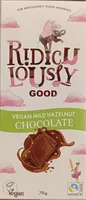 Vegan mild hazelnut chocolate