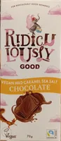 Vegan mild caramel sea salt chocolate