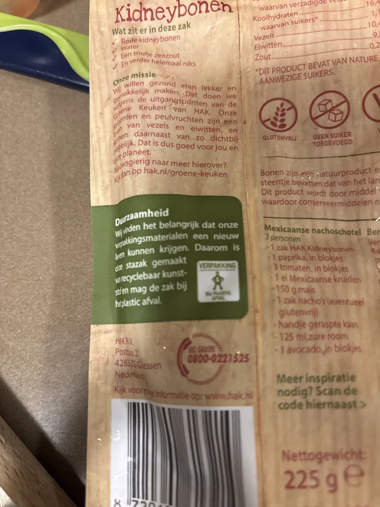 Hak Kleine Rode Kidneybonen