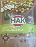 Doperwten Linzen, mais mix