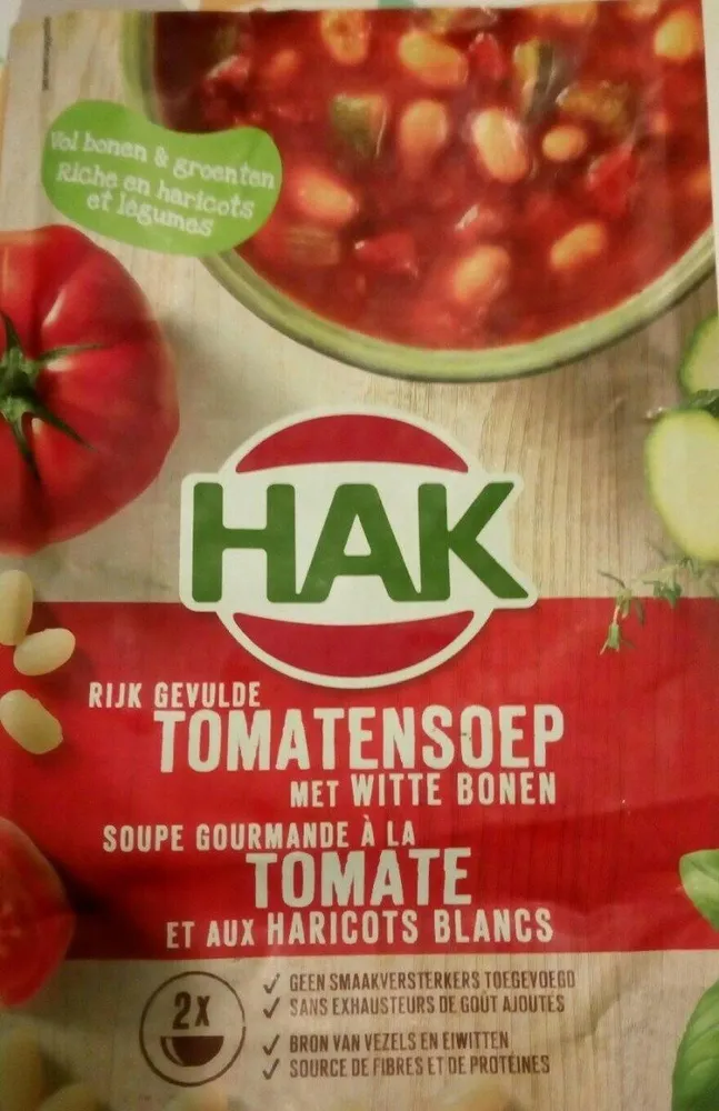 Soupe gourmande à la tomate et aux haricots blancs