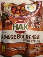 Gemüse Bolognese