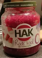 Rode kool met stukjes appel
