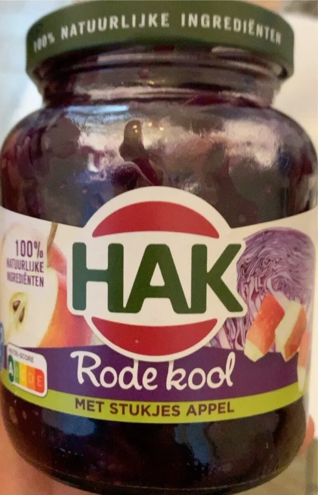 Rotkohl mit Apfelstücke