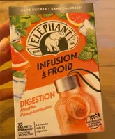 Infusion à froid Digestion menthe pamplemousse