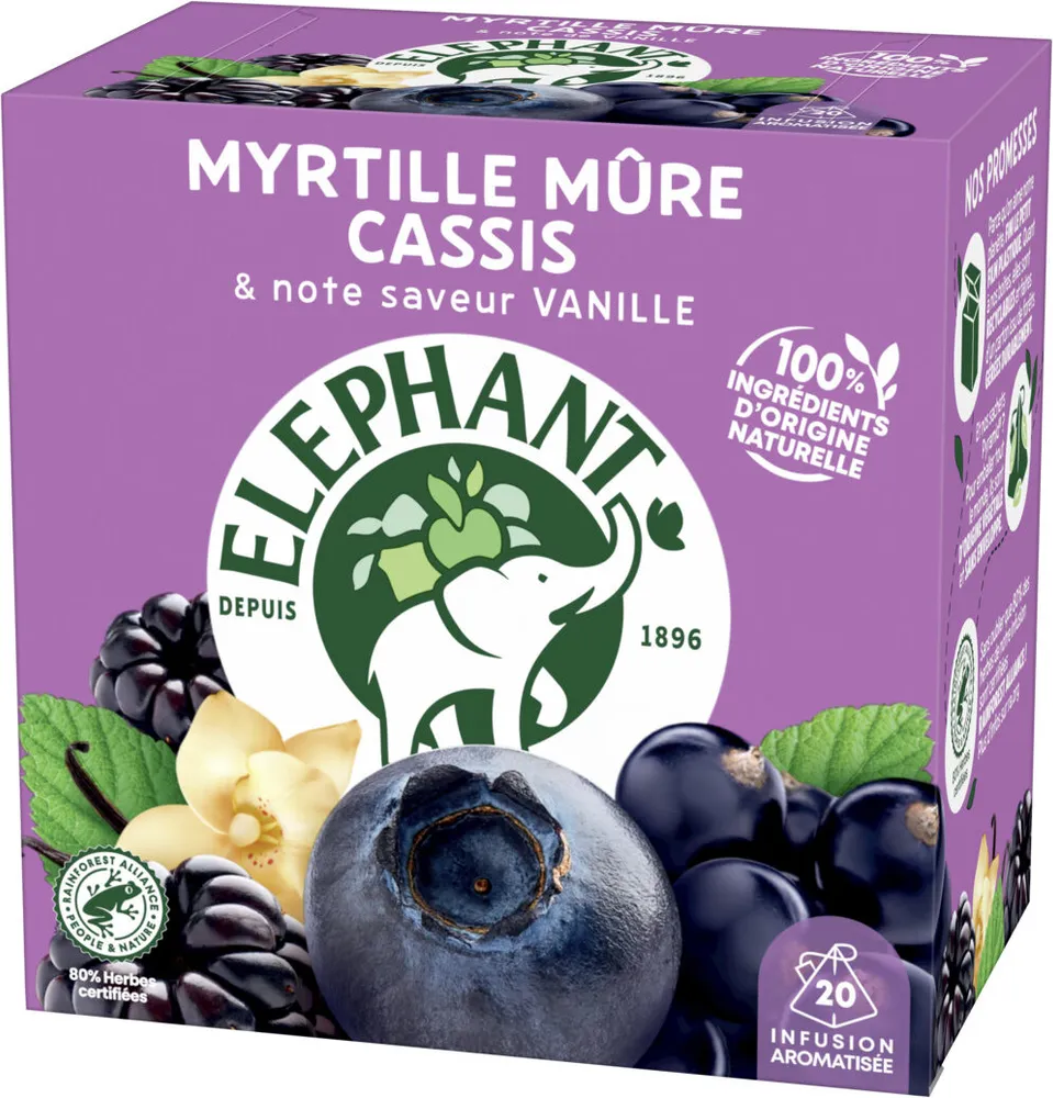 Myrtille Mûre Cassis