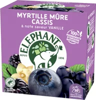 Myrtille Mûre Cassis