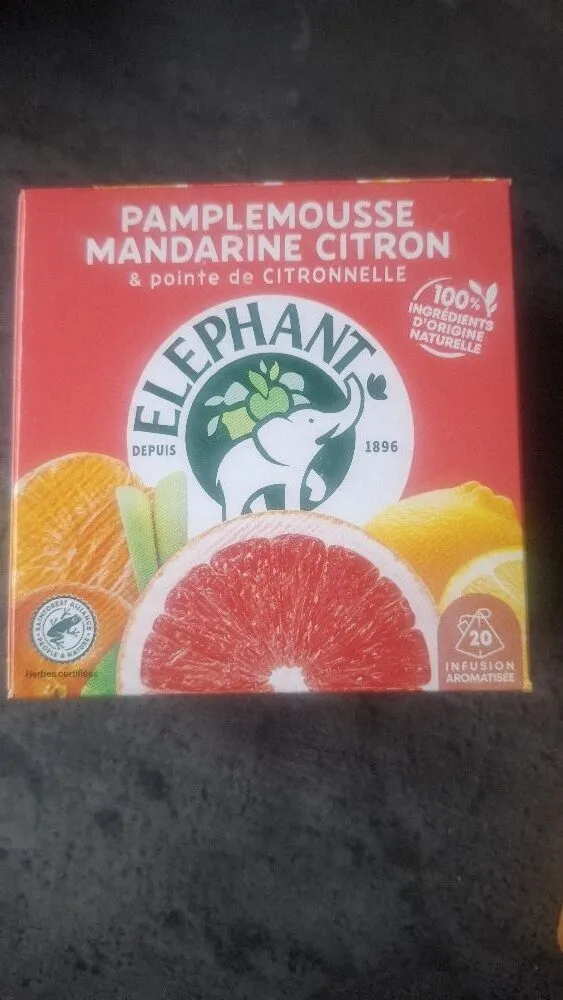 Infusion pamplemousse mandarine citron
