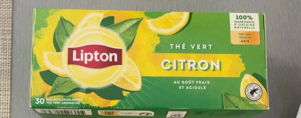 Thé Vert Citron au goût frais et acidulé