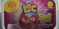 Sour srtrips strawberry flavoured