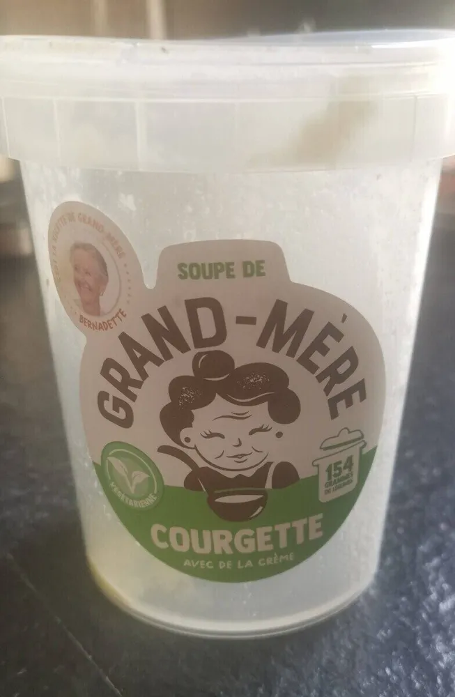 Soupe de Grand-Mère à la courgette