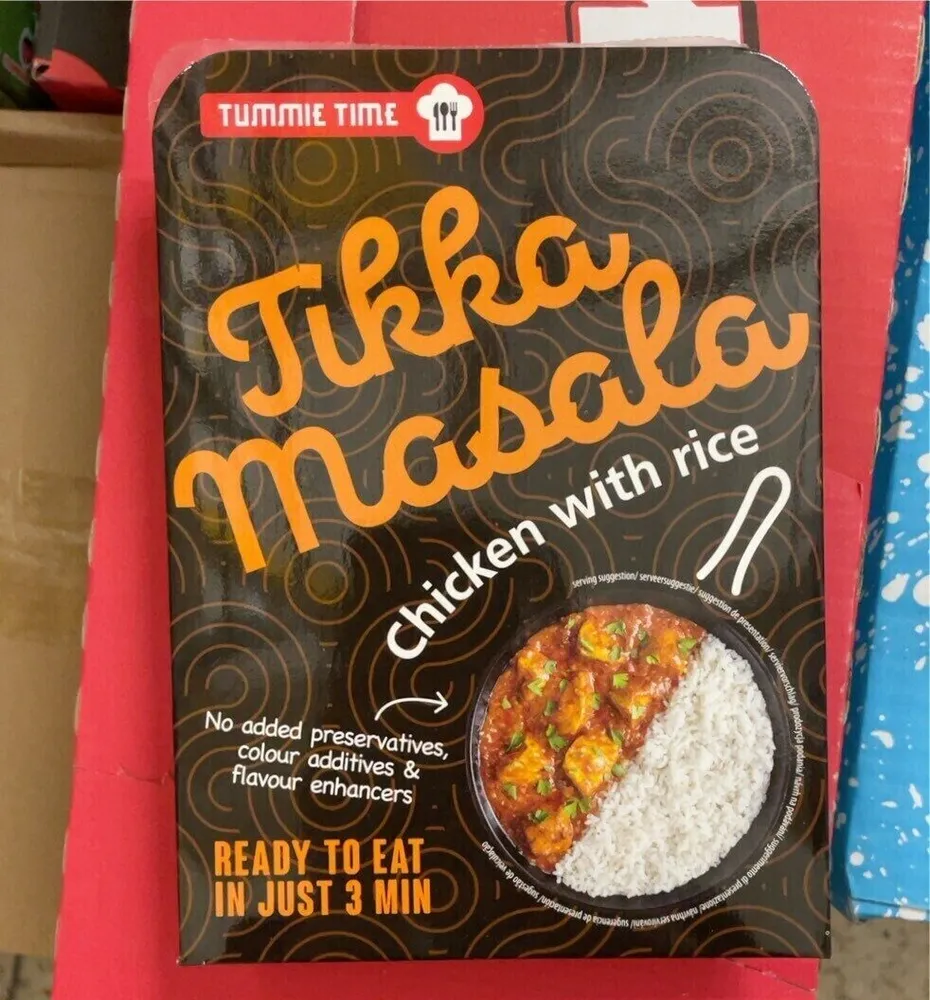 Tikka masala chicken with rice