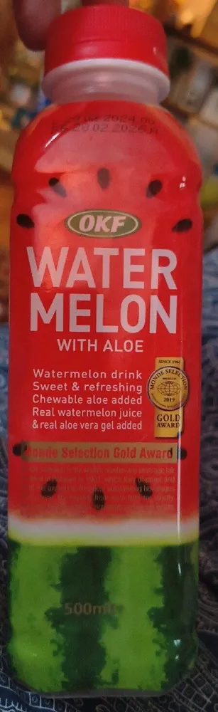 watermelon with aloe