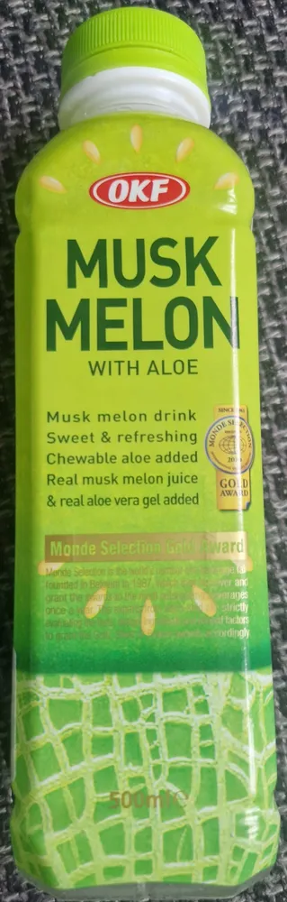 Aloe Vera Drink mit Melonengeschmack