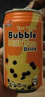 Bubble MilkTea Drink Thaï flavor