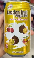 Passion fruit green tea drink