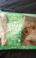 Crispy xmas stars cookies