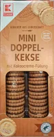 Mini Doppelkekse mit Kakaocreme-Füllung