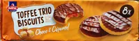 Toffee Trio biscuits choc & caramel