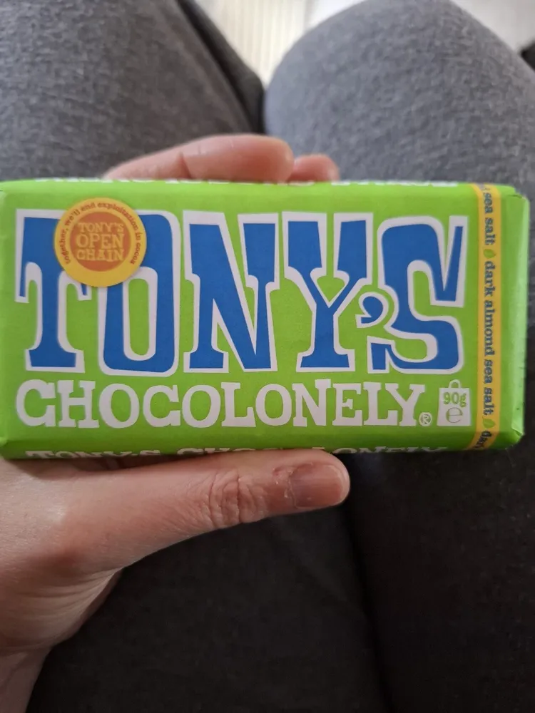 Tony's Chocolonely Dark Almond Sea Salt
