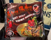 Hot spicy ramen noodles