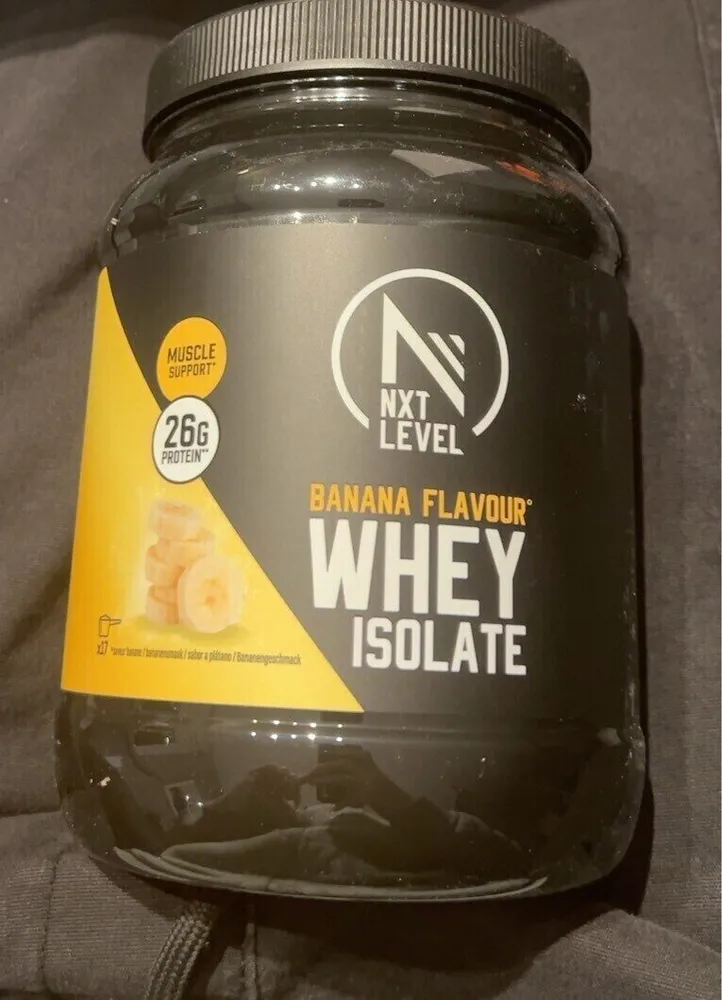 Whey isolate banane