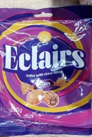 Eclairs toffee with choco filling